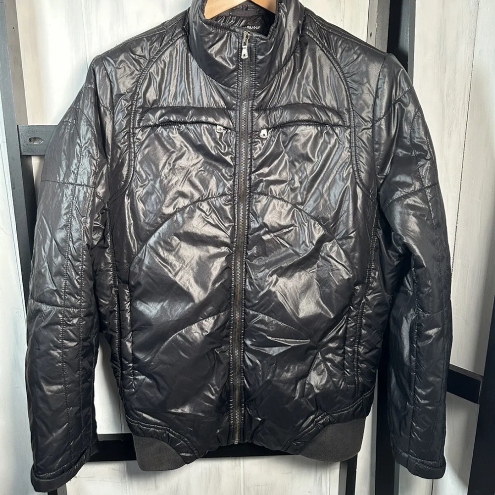 Dolce & Gabbana Made In Italy Black Nylon Quilted Packable Jacket, Size M, Mint!